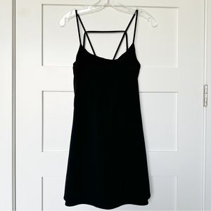 Gianni Bini Black Strappy Mini Dress